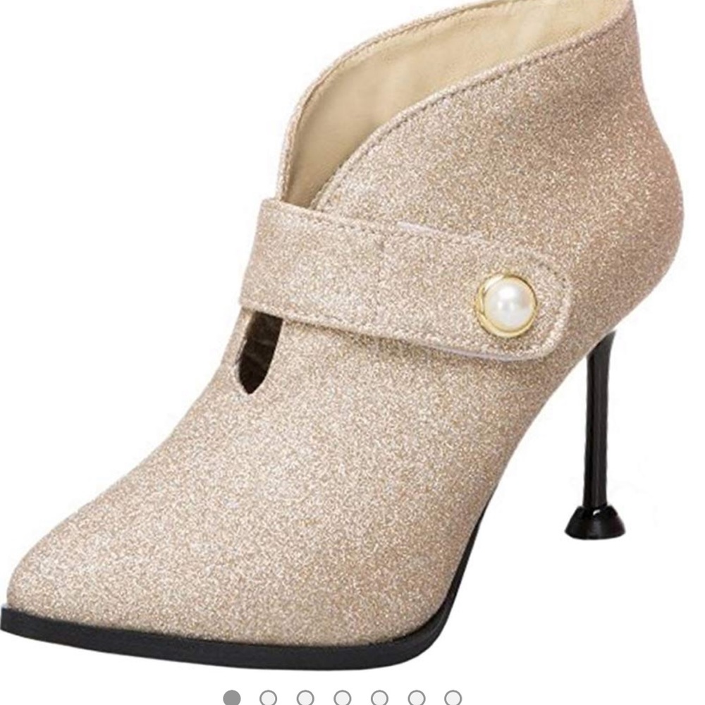Zanpa Fashion Pumps Shoes High Top ankle glitter